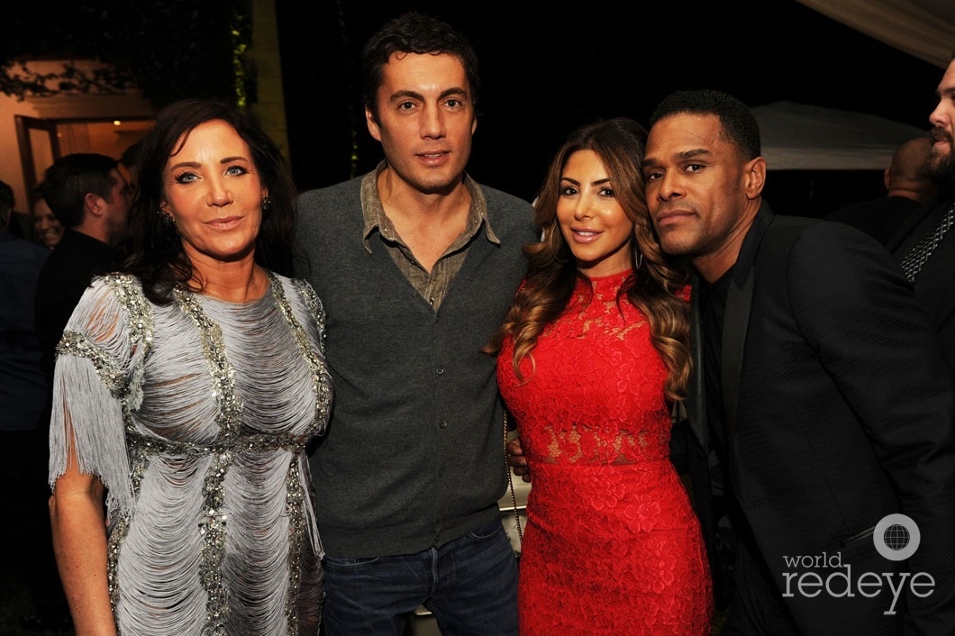 Camilla Olsson, Fabian Basabe, Larsa Pippen, & Maxwell