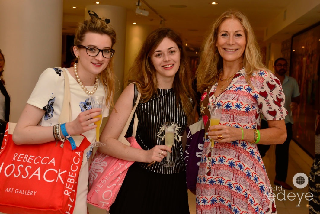 Frankie Cherry, Georgia McCann, Rebecca Hossack99