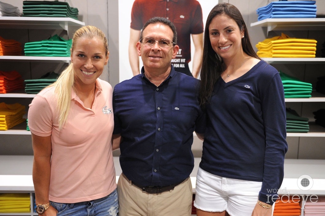 Dominika Cibulkova, Philippe le Closier, & Christina McHale