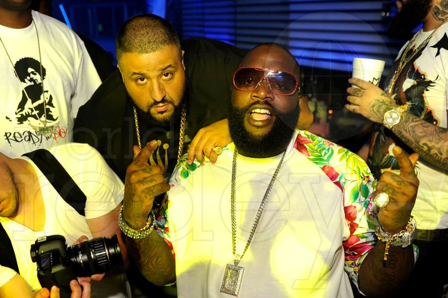 DJ Khaled & Rick Ross at Mansion