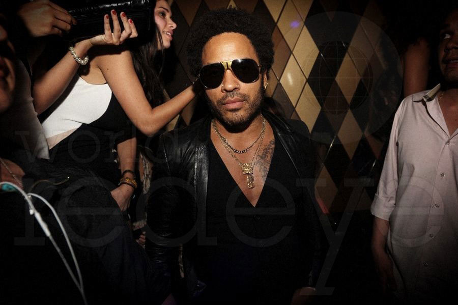 Lenny Kravitz at Favela Beach at WALL