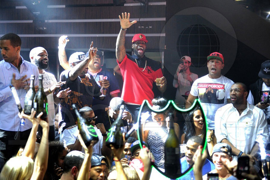 LeBron James Celebrates Championship at LIV