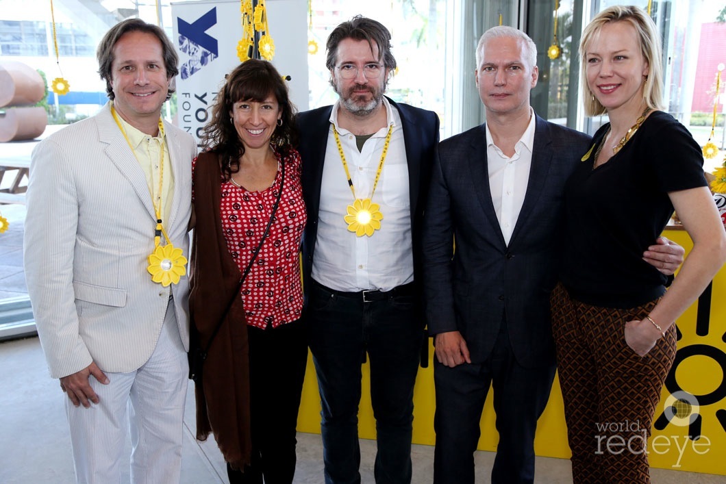 Paul Lehr, Lisa Leone, Olafur Eliasson, Klaus Biesenbach, & Amanda Keeley