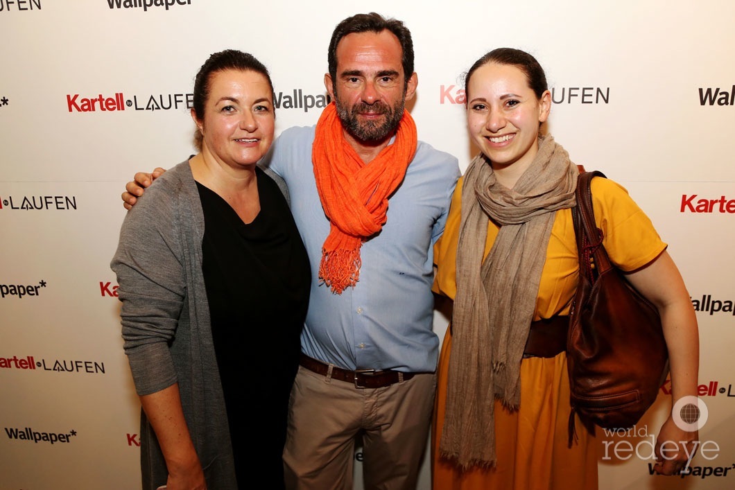 Beatrice Rueegar, Roberto Palomba, & Romy Gutierrez