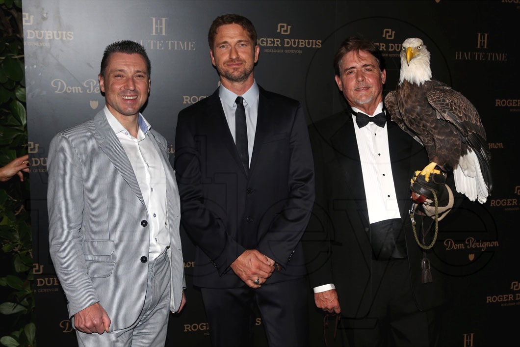 Jean-Marc Pontroue, Gerard Butler, & Bald Eagle