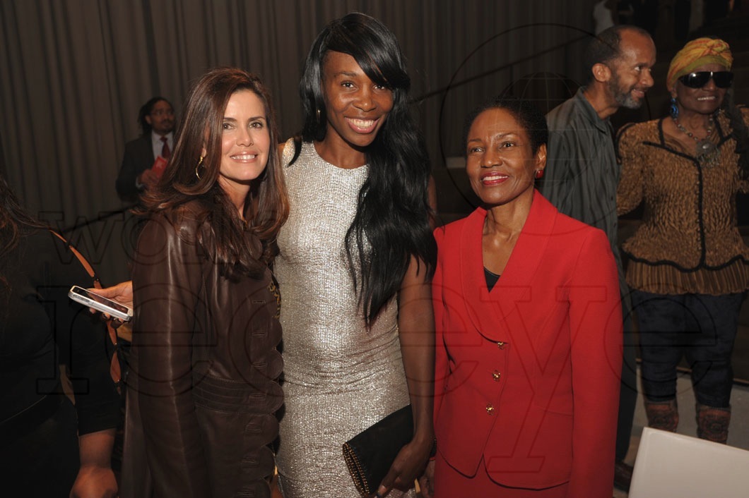 Darlene Perez, Venus Williams, & Marilyn Holifield