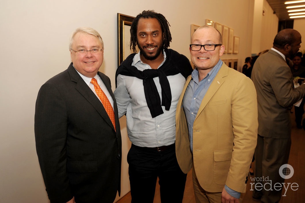 Dennis Scholl, Rashid Johnson, & Thom Collins