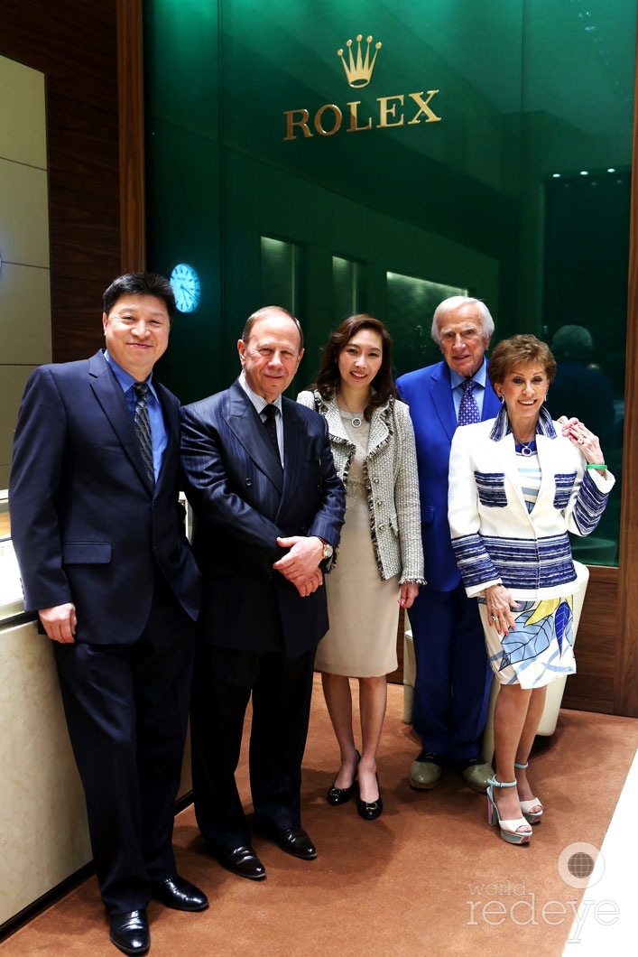 John Zhu, Robert Baumgardner, Jenny Zhu, Seymour Holtzman & Evelyn Holtzman