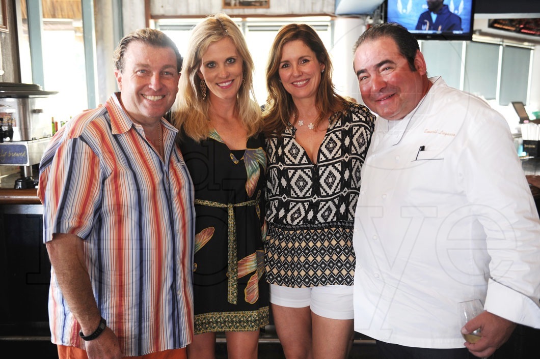 Matt Johnson, Tricia Johnson, Alden Lagasse, & Emeril Lagasse