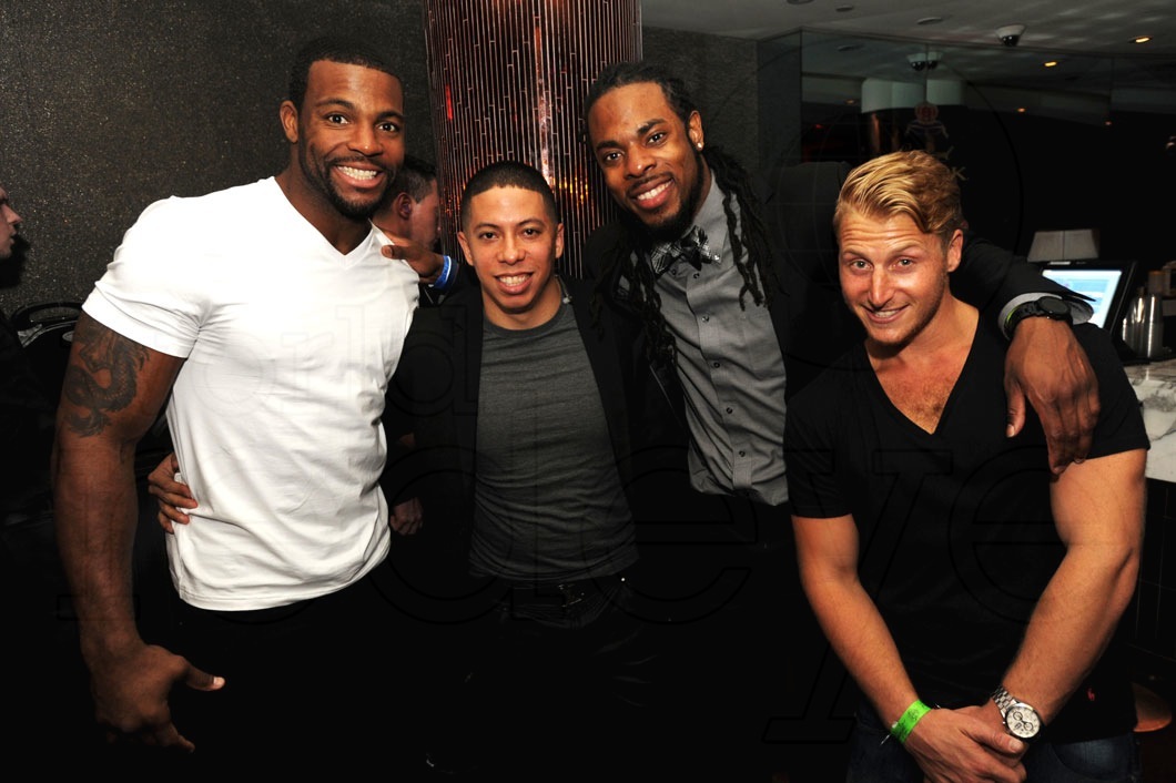 Braylon Edwards, Purple, Richard Sherman, & Skylar Hauswirth