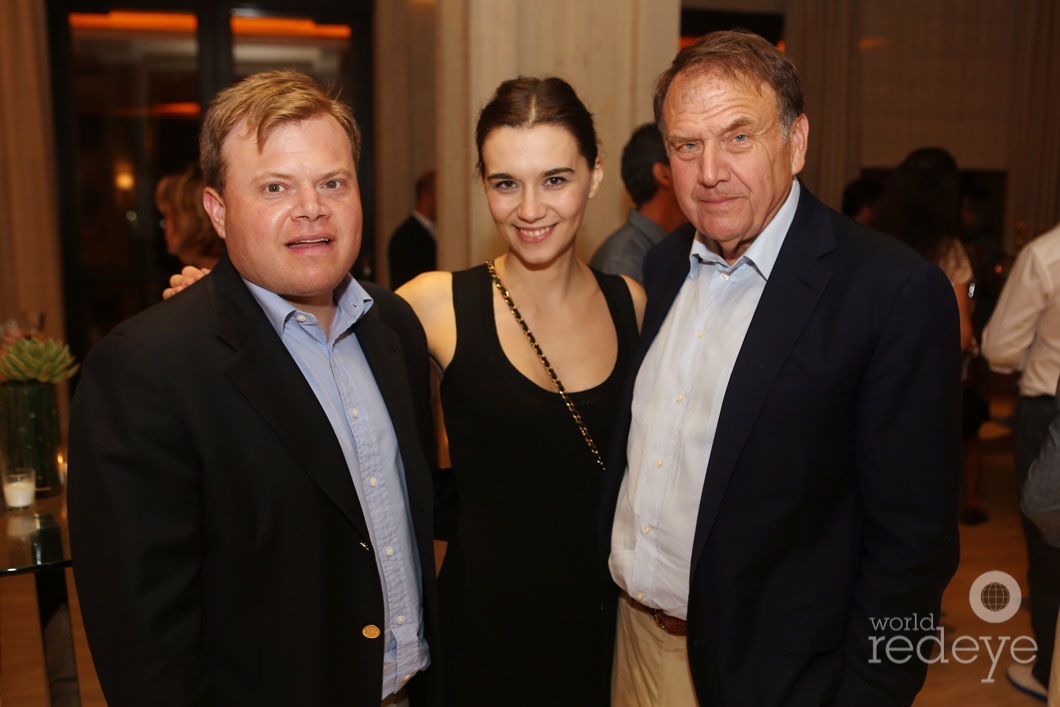 Harrison LeFrak, Liubasha Rose, & Richard LeFrak