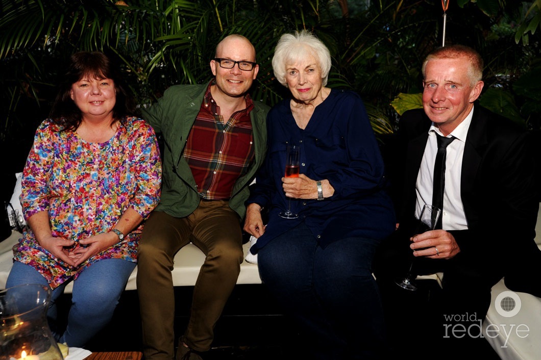 Lisa Packard, Thom Collins, Bunny Yeager, & Helmut Schuster