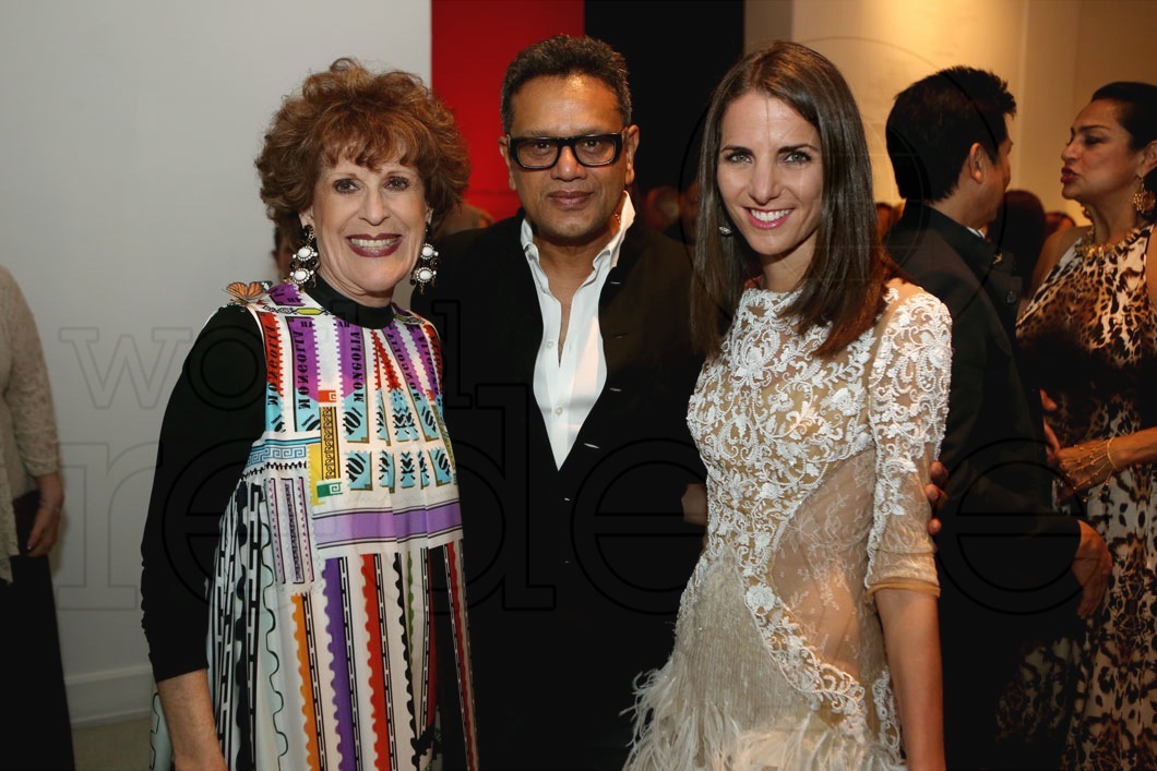 Sandy Schreier, Naeem Khan, & Friend