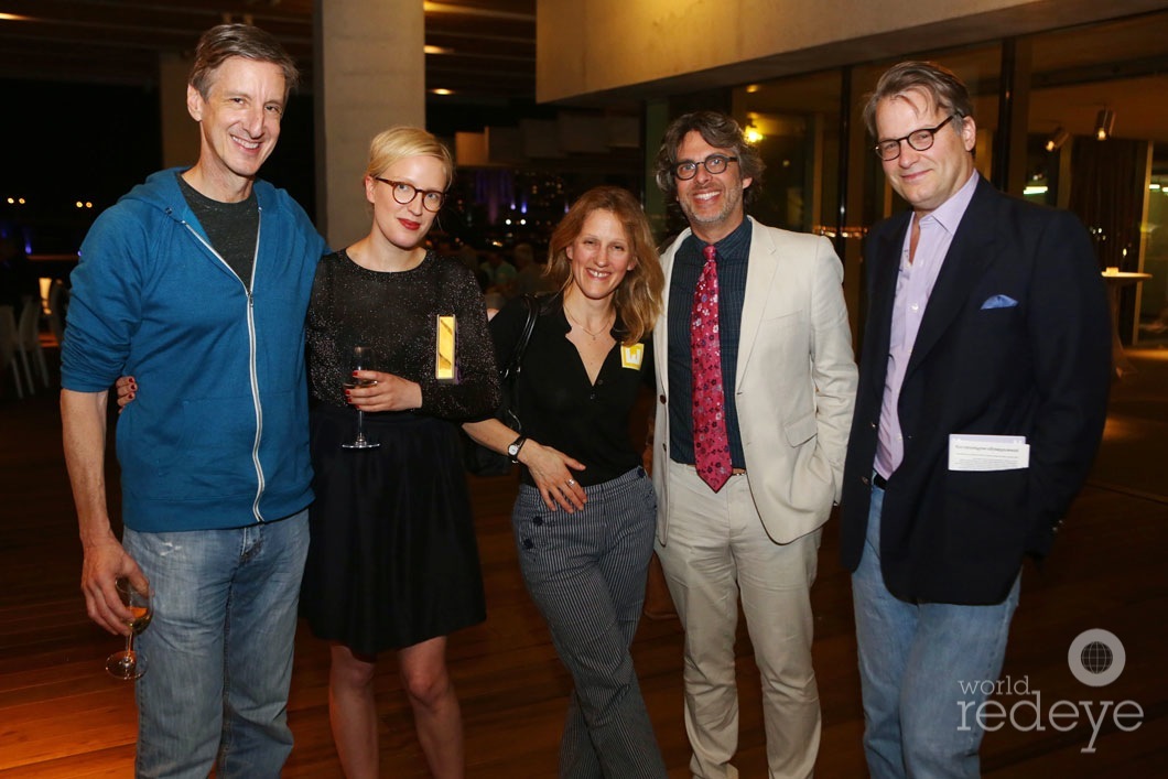 Andy Borowitz, Lizzi Ross, Sara Sjolund, Michael Chabon, & Billy Kimball