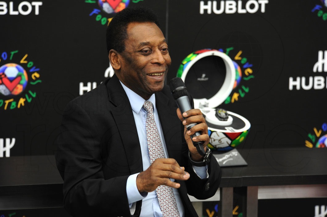 Hublot - Proud to count King #Pele, football legend, in our #EURO2020  campaign. Stay tuned to discover his special podcast! #BigBangE EURO 2020.  #HublotLovesFootball