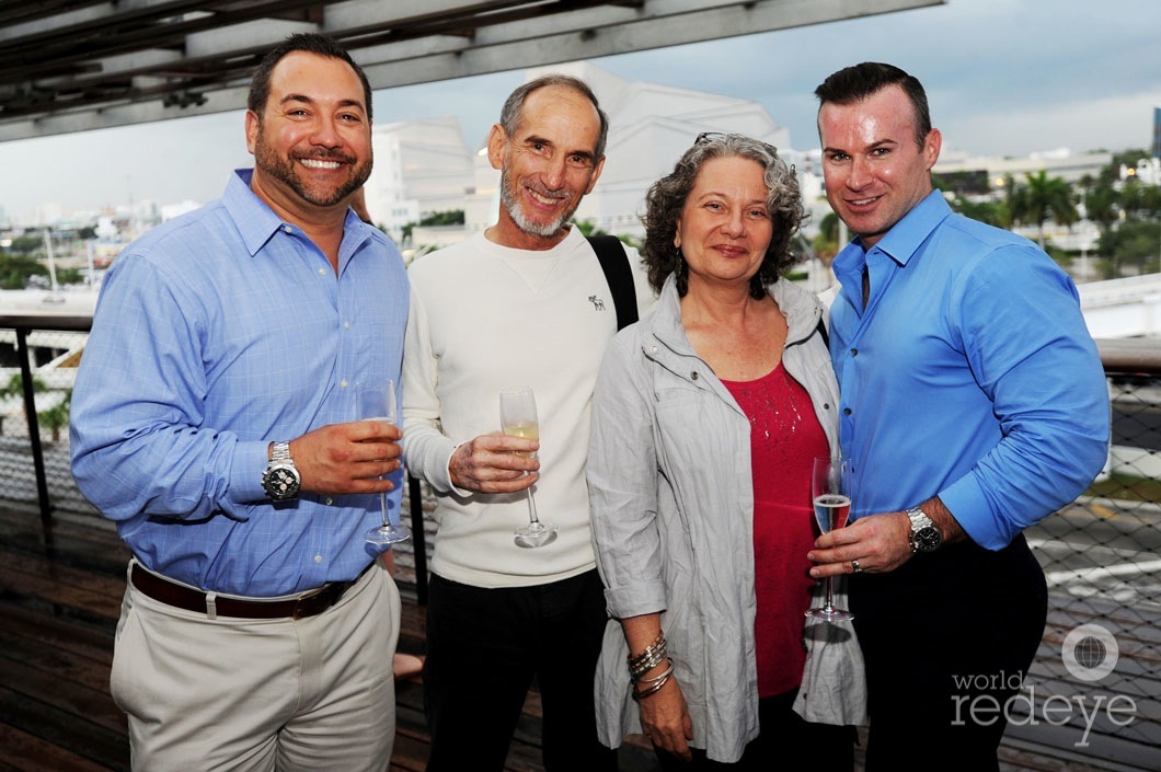 Tedd Trabert, John Faust, Elaine Bleiberg, & Justin Trabert