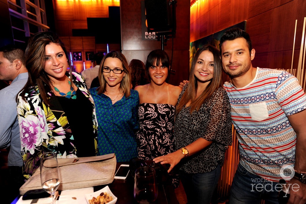 Lisa Daleccio, Viviana Rivero, Alejandra Garcia, Yuvia Ayala, & Guad Vanegas