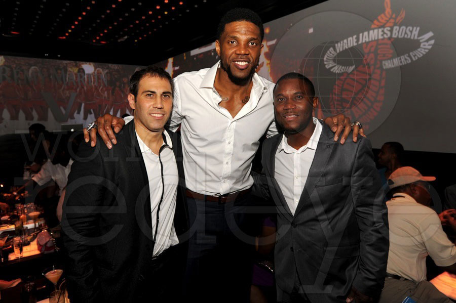 Randy Goldfarb, Udonis Haslem, & Malcolm Jones