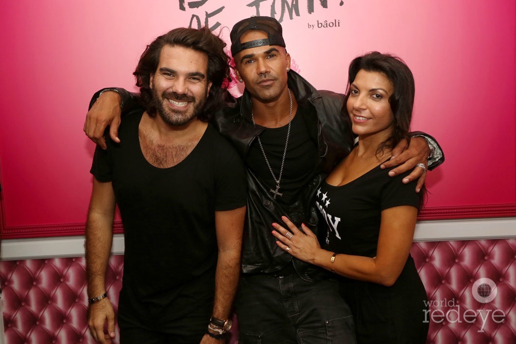 David Saada, Shemar Moore, & Gaby Difalco