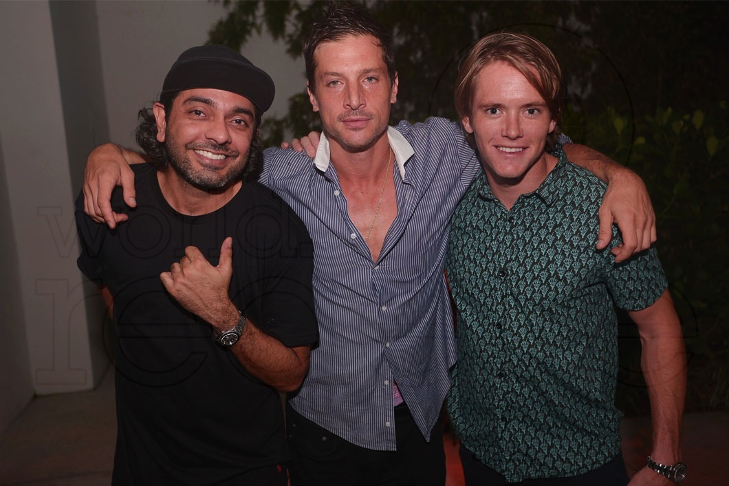 Navin Chatani, Simon Rex, & Burton Wilkins