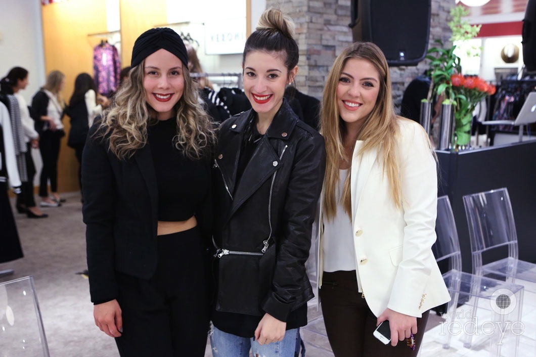 Michelle Agudo, Carol Perez, & Kiersten Arvesu