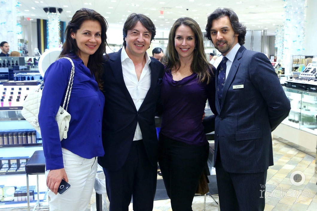 Julia Lemigova, Gianvito Rossi, Martha Elena de Lima, & Mo Akbar