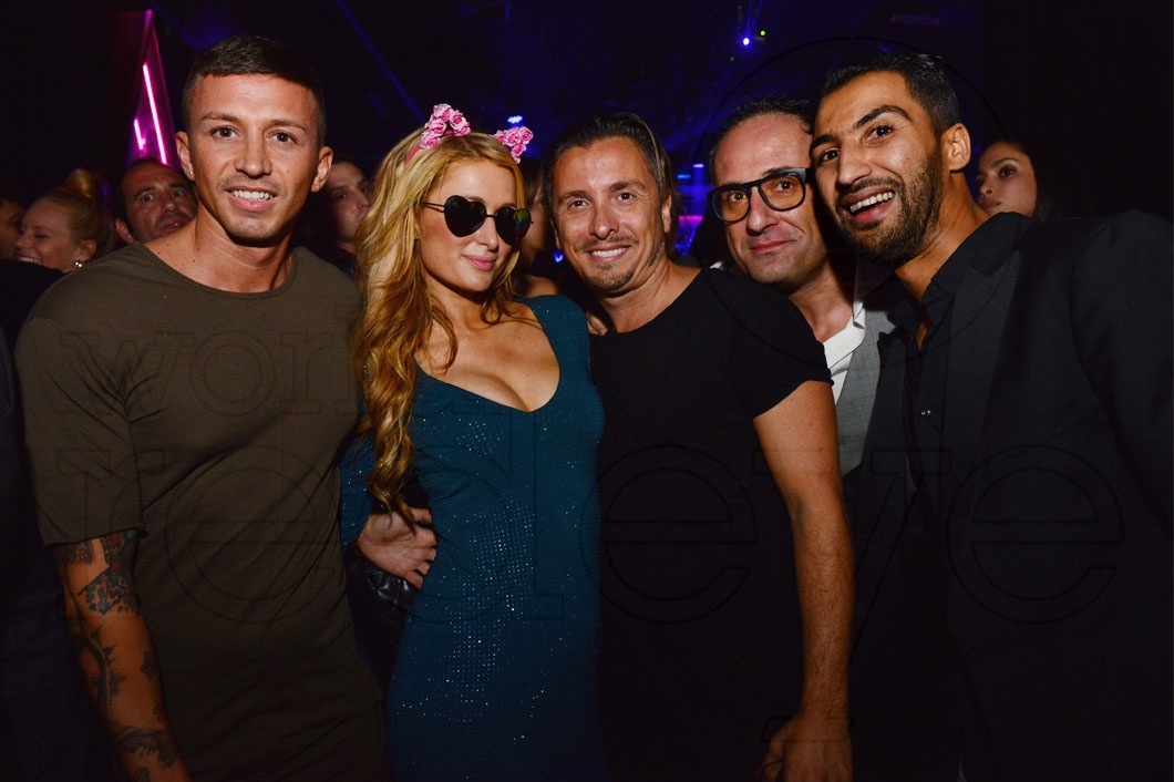 Domenico Scavone, Paris Hilton, Luca Piccolo, Ali Ssiri