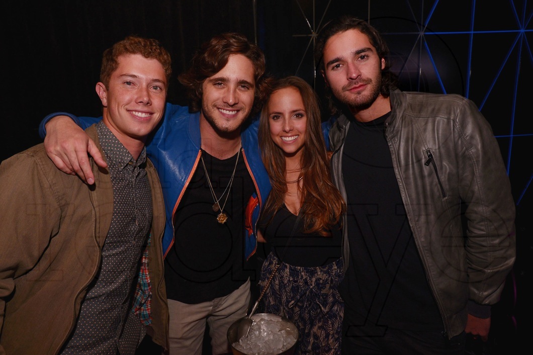 Riley Garrison, Diego Boneta, Natalia Boneta, & Tom Peralta