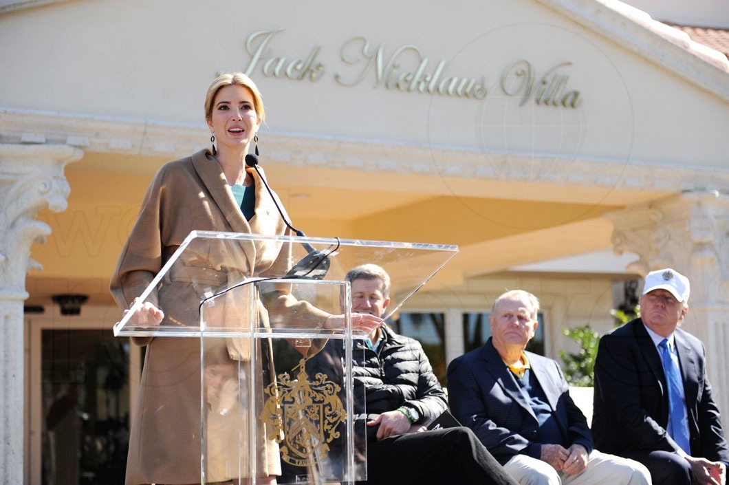 17.9-Ivanka Trump, Matt Ginella, Jack Nicklaus, & Donald Trump speaking