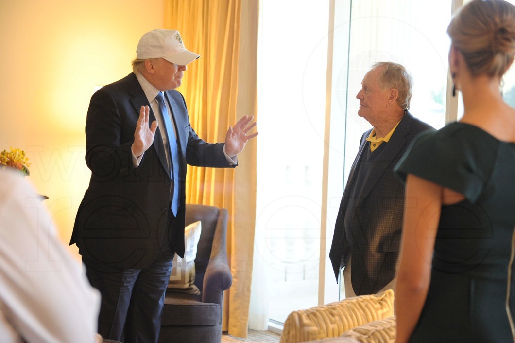 37-Donald Trump, Jack Nicklaus, & Ivanka Trump