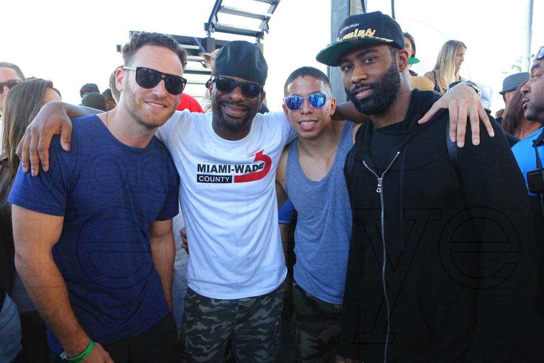 Matt Werner, DJ Irie, Purple, & Darrelle Revis