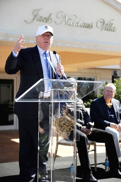 7-Donald Trump & Jack Nicklaus speaking