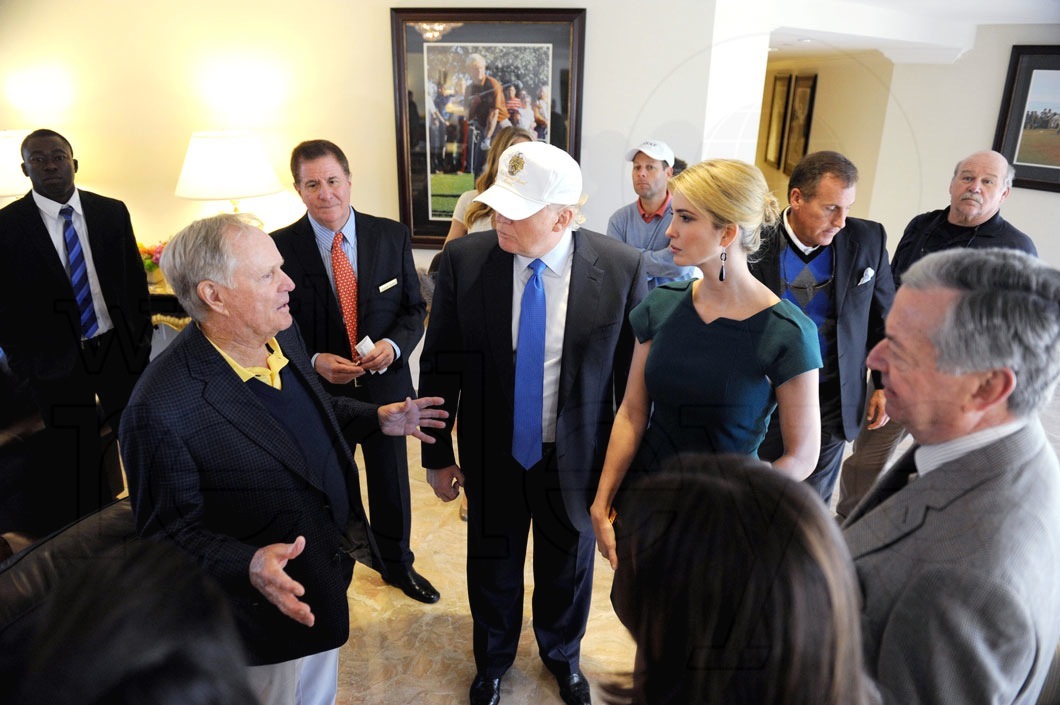 Jack Nicklaus, & Donald & Ivanka Trump1