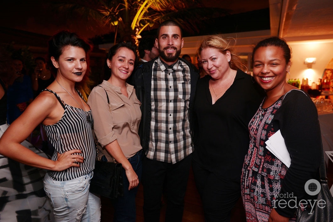 Aileen Quintana, Cristina Gonzalez, Typoe, Leann Standish, & Maria Elena Ortiz