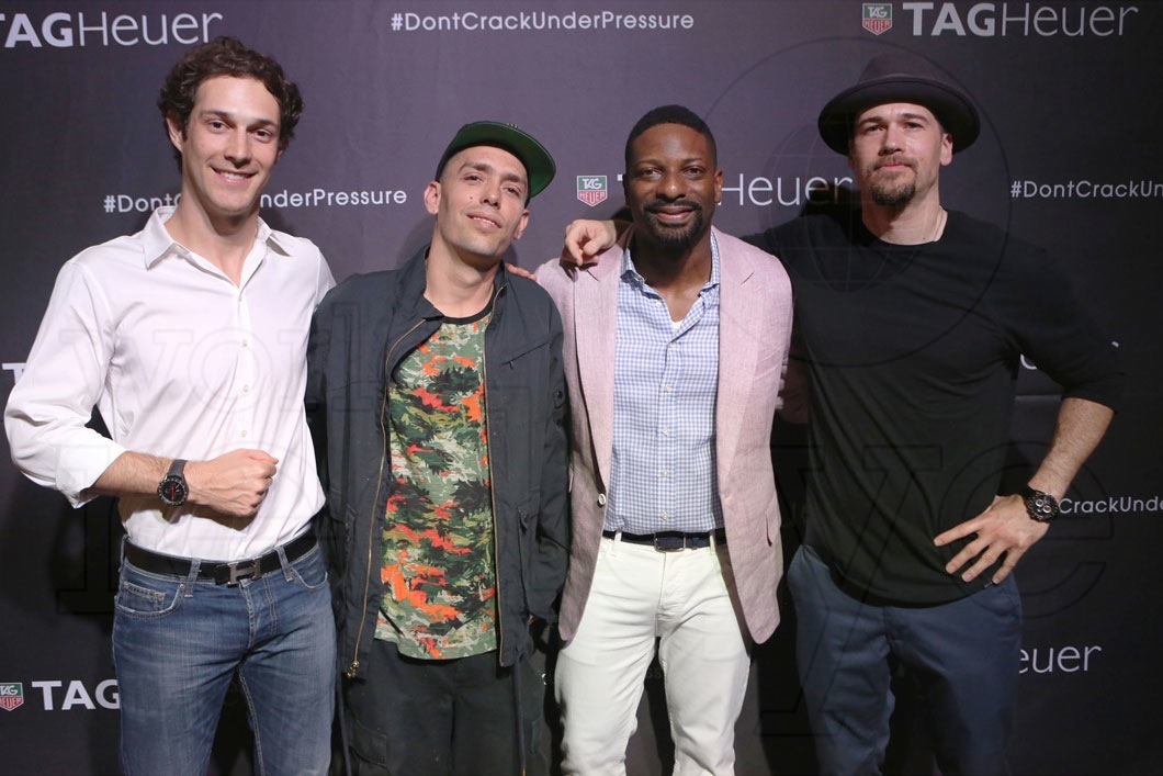 Bruno Senna, Jona Cerwinske, DJ Irie, & Nick Zano