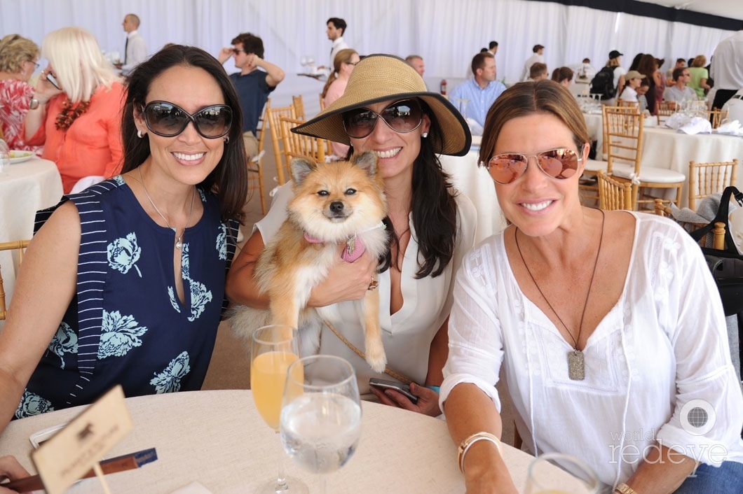 Claudia Alegrett, Chewy the Pomerian, Jennifer Padovani, & Sara Mershad