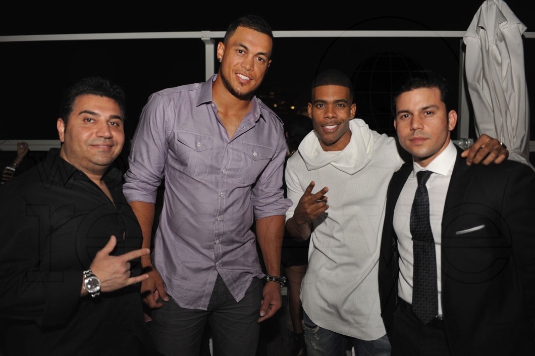 33-Prince Fred, Giancarlo Stanton, Mario, & friend