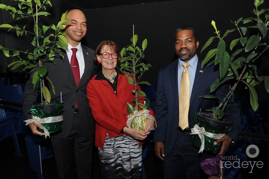 Gillian Thoman, Franz Hall, & Friend