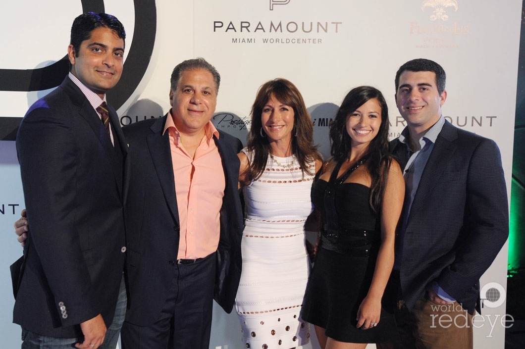 Nitin Motwani, Art Falcone, Marcy Falcone, Jaclyn Falcone, & Nick Falcone