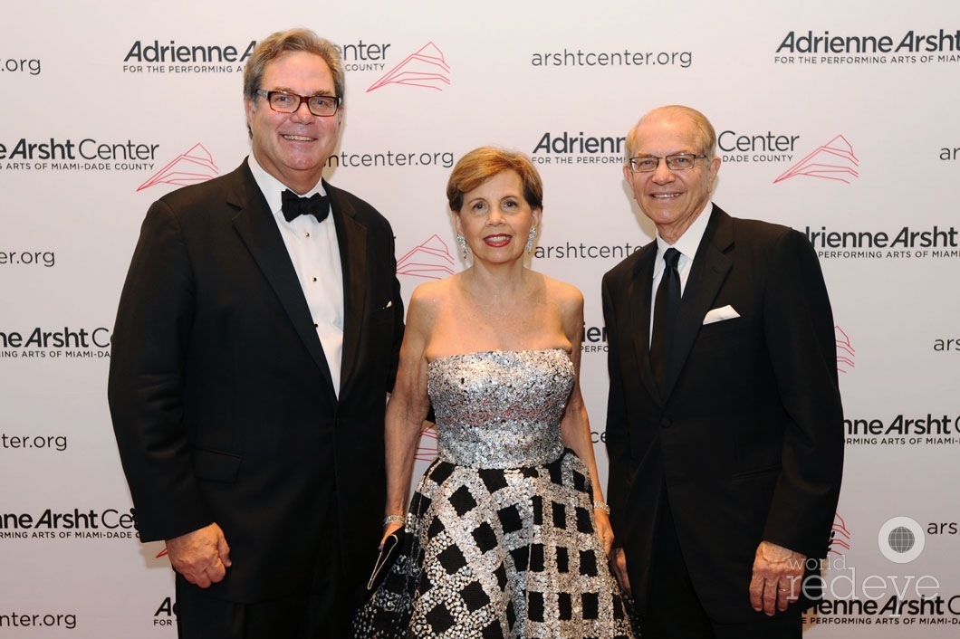 John Rirchard, Adrienne Arsht, & Mike Eidson