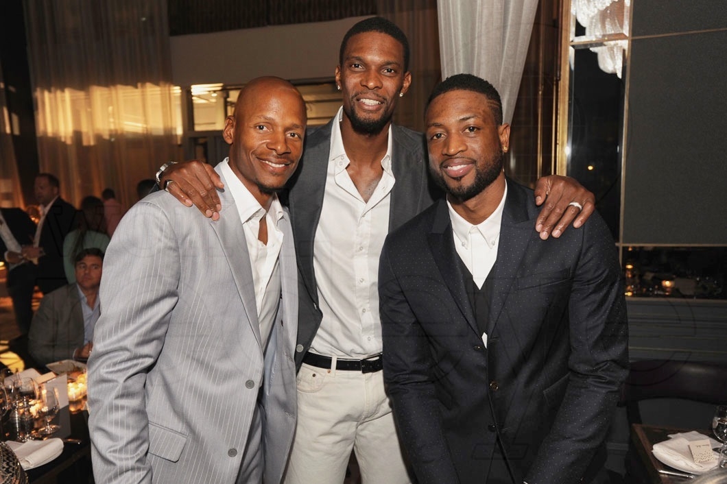 Ray Allen, Chris Bosh, & Dwyane Wade