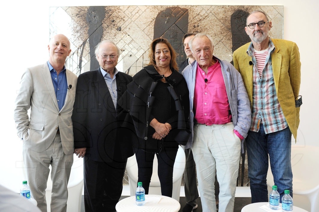 1-Paul Goldberger, Glenn Murcutt, Zaha Hadid, Richard Rogers, & Thom Mayne