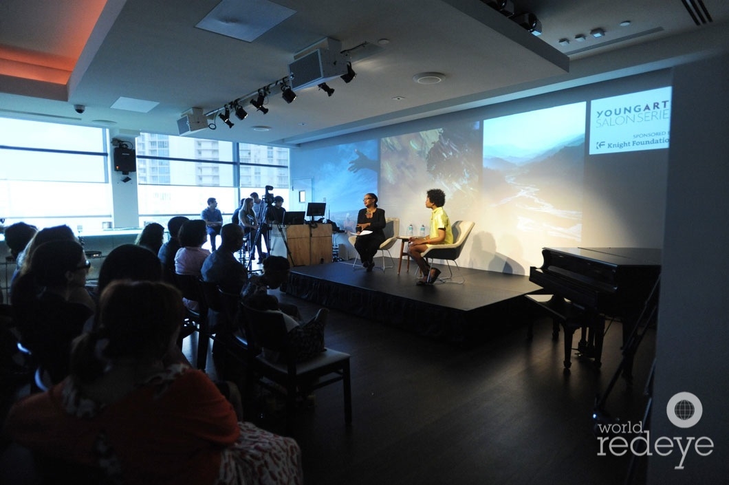 11-Edwidge Danticat & Carla Hill speaking 9