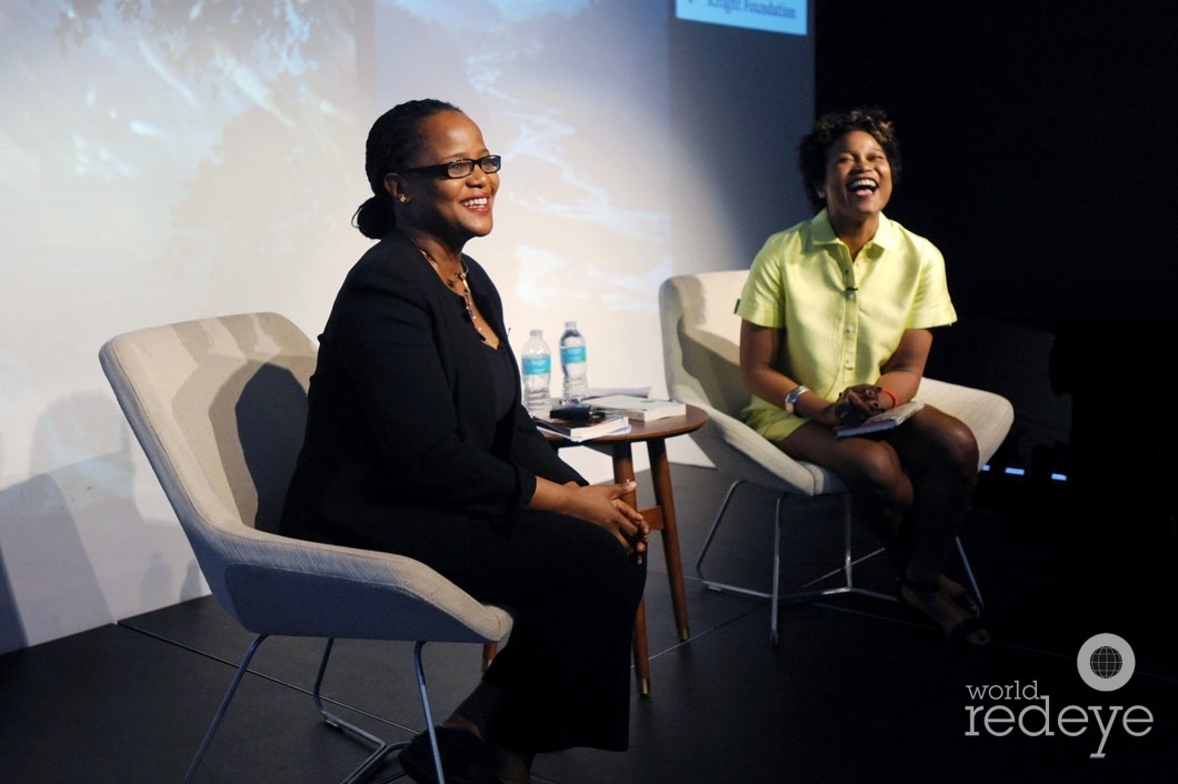 6-Edwidge Danticat & Carla Hill speaking 17