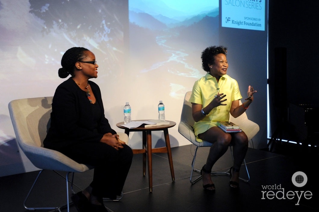 7-Edwidge Danticat & Carla Hill speaking