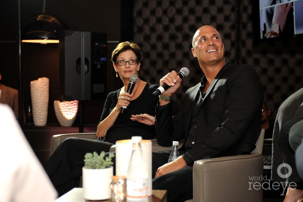 7-Jane Wooldridge & Nigel Barker speaking1