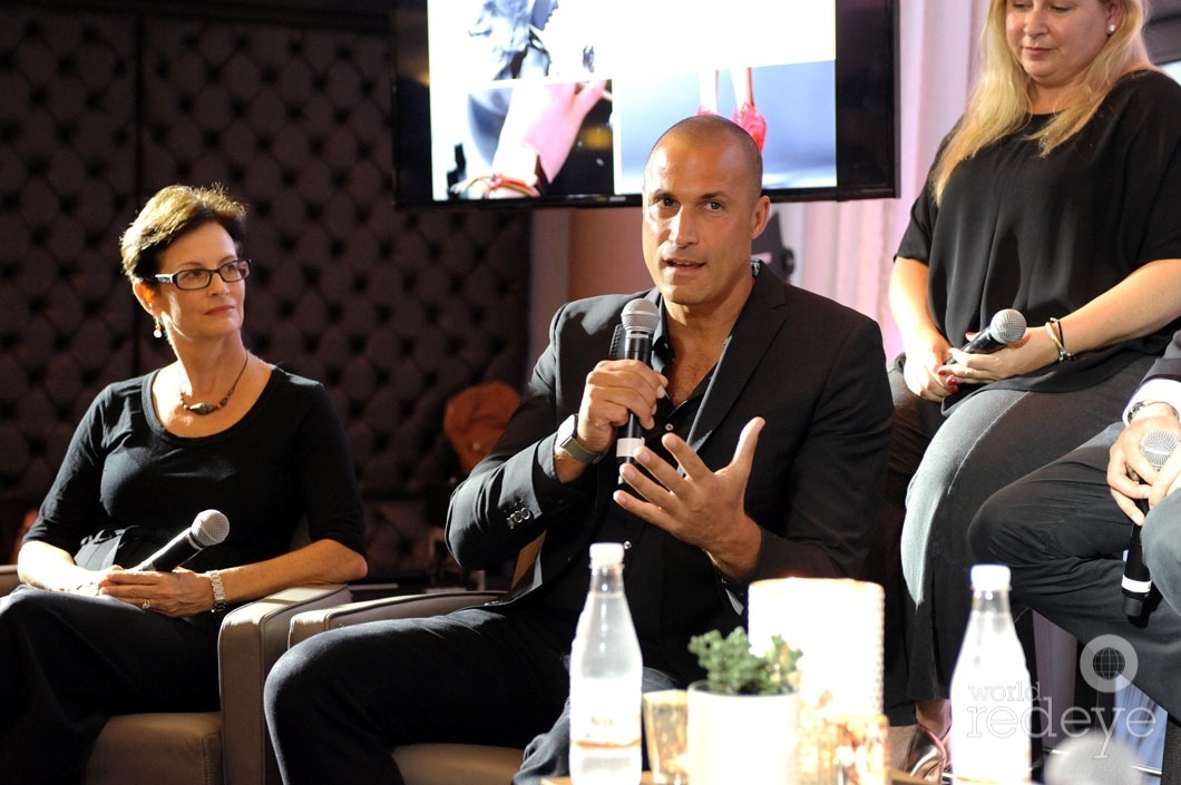 8-Jane Wooldridge & Nigel Barker speaking