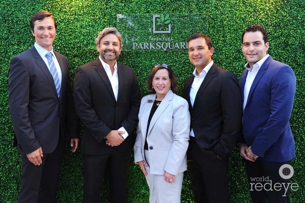 Nelson Stabile, Paulo Melo, Mayor Enid Weisman, Victor Ballestas, & David Azrak