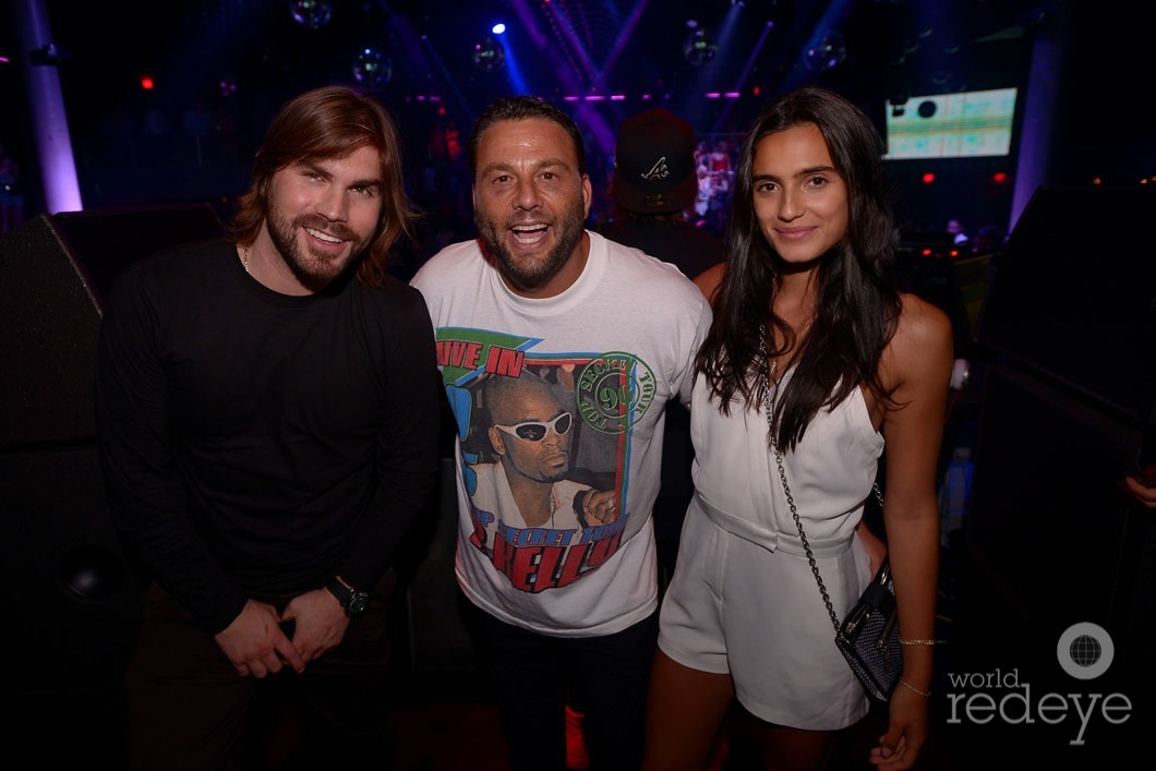 Joe Lahoud, David Grutman, & Isabela Rangel