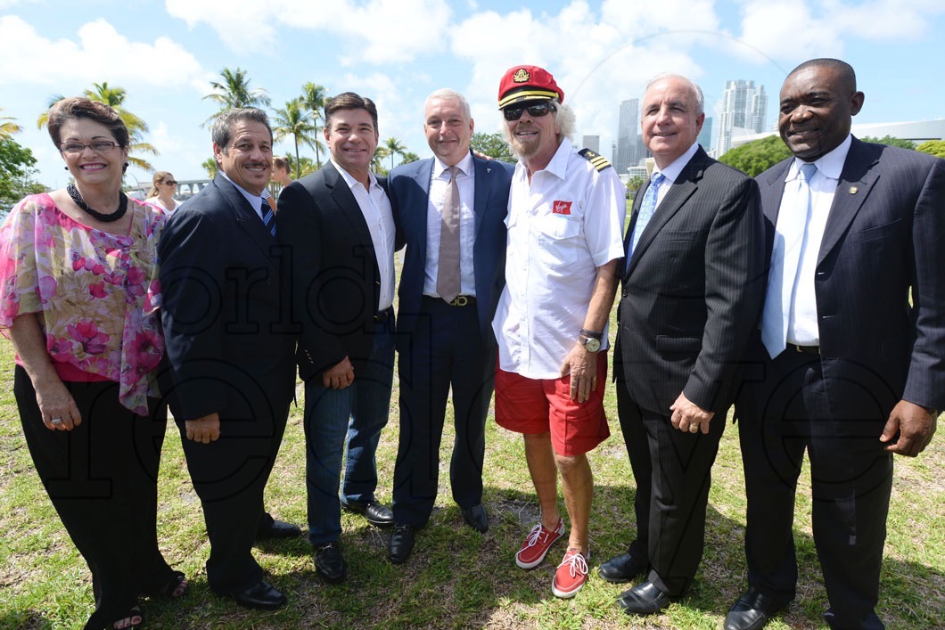 17-Rebeca Sosa, Jose Pepe Diaz, Tom McAplin, Juan Kuryla, Sir Richard Branson, Mayor Carlos Gimenez, & Jean Monestime